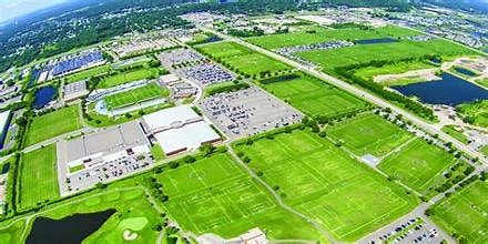Turf fields at the National Sports Center in Blaine, Minnesota